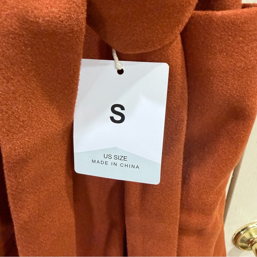 Hooever/Women's Double Breasted Wool Blend Coat/Size: S - Picture 13 of 16